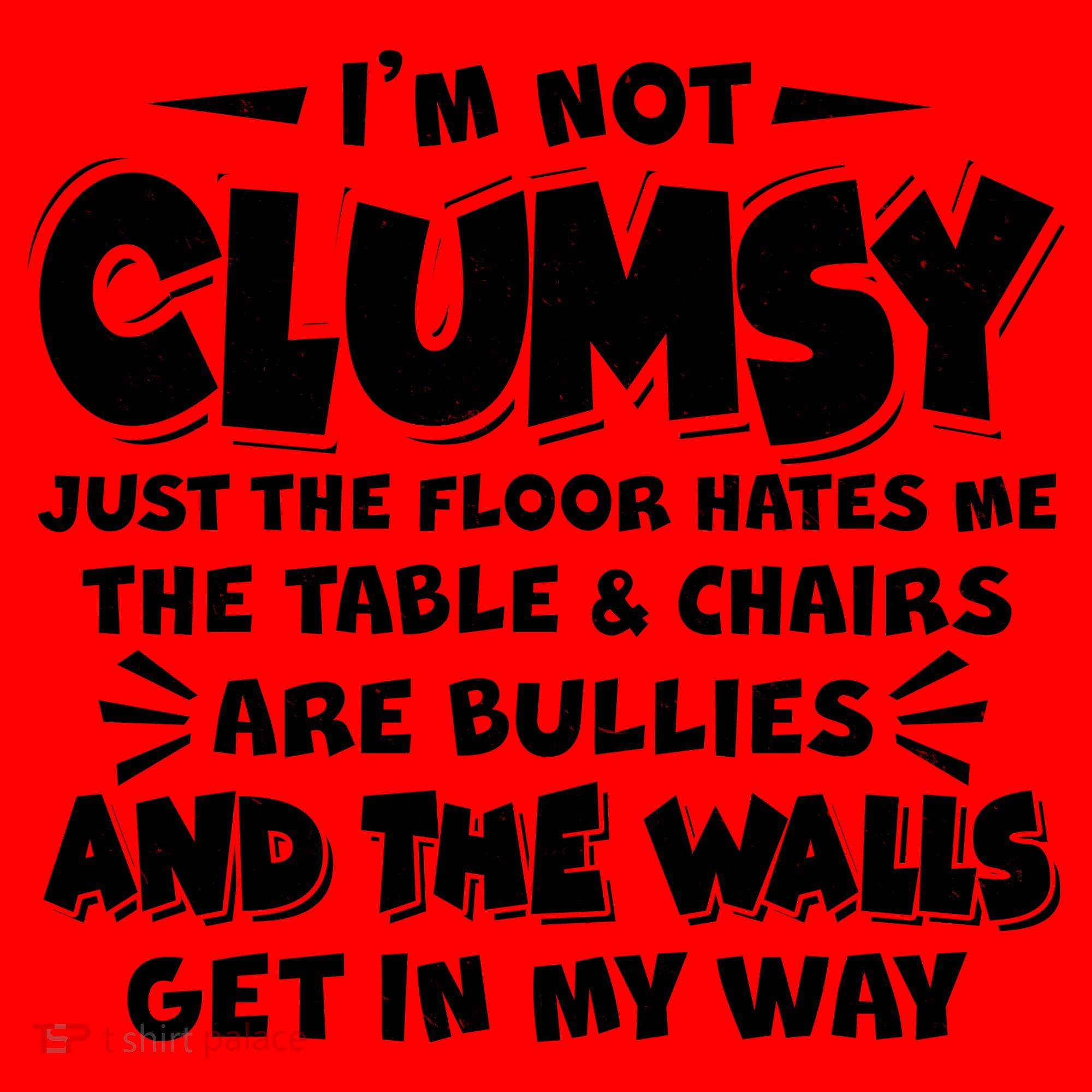Funny I'm Not Clumsy Santa Hat