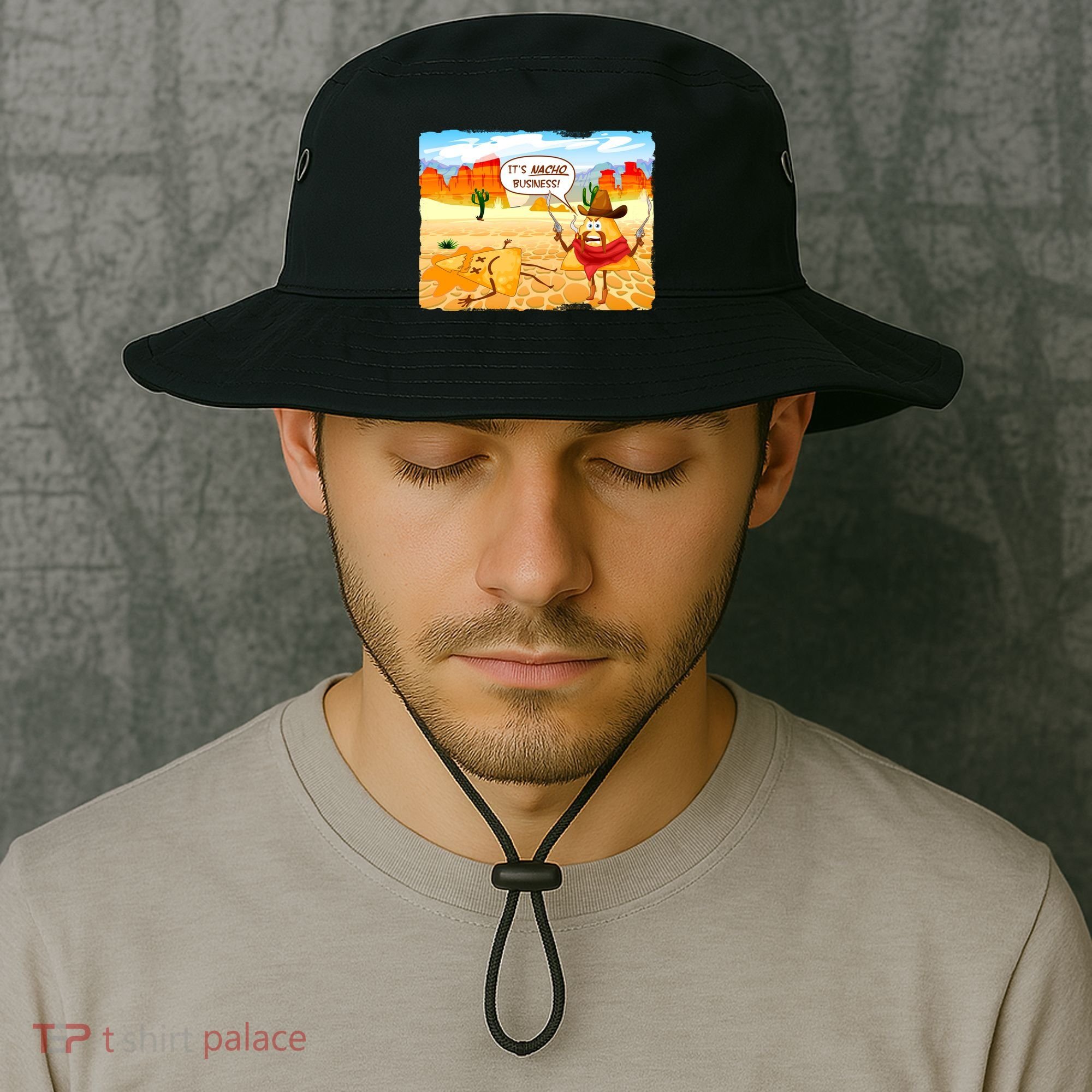Funny It's Nacho Business Bucket Hat