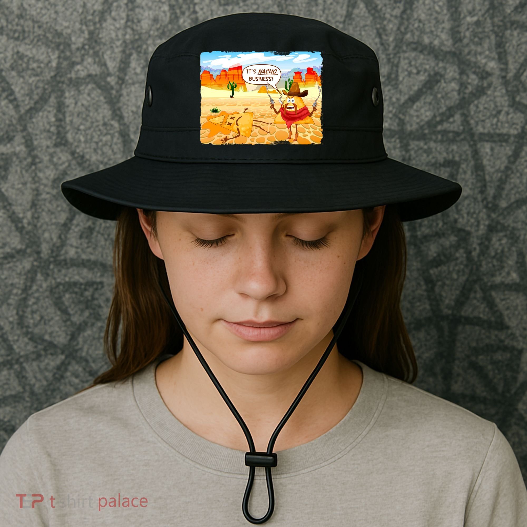Funny It's Nacho Business Bucket Hat