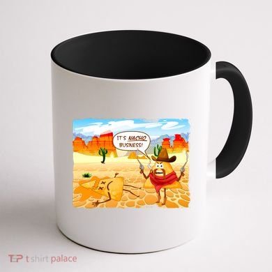 Funny It's Nacho Business Coffee Mug back