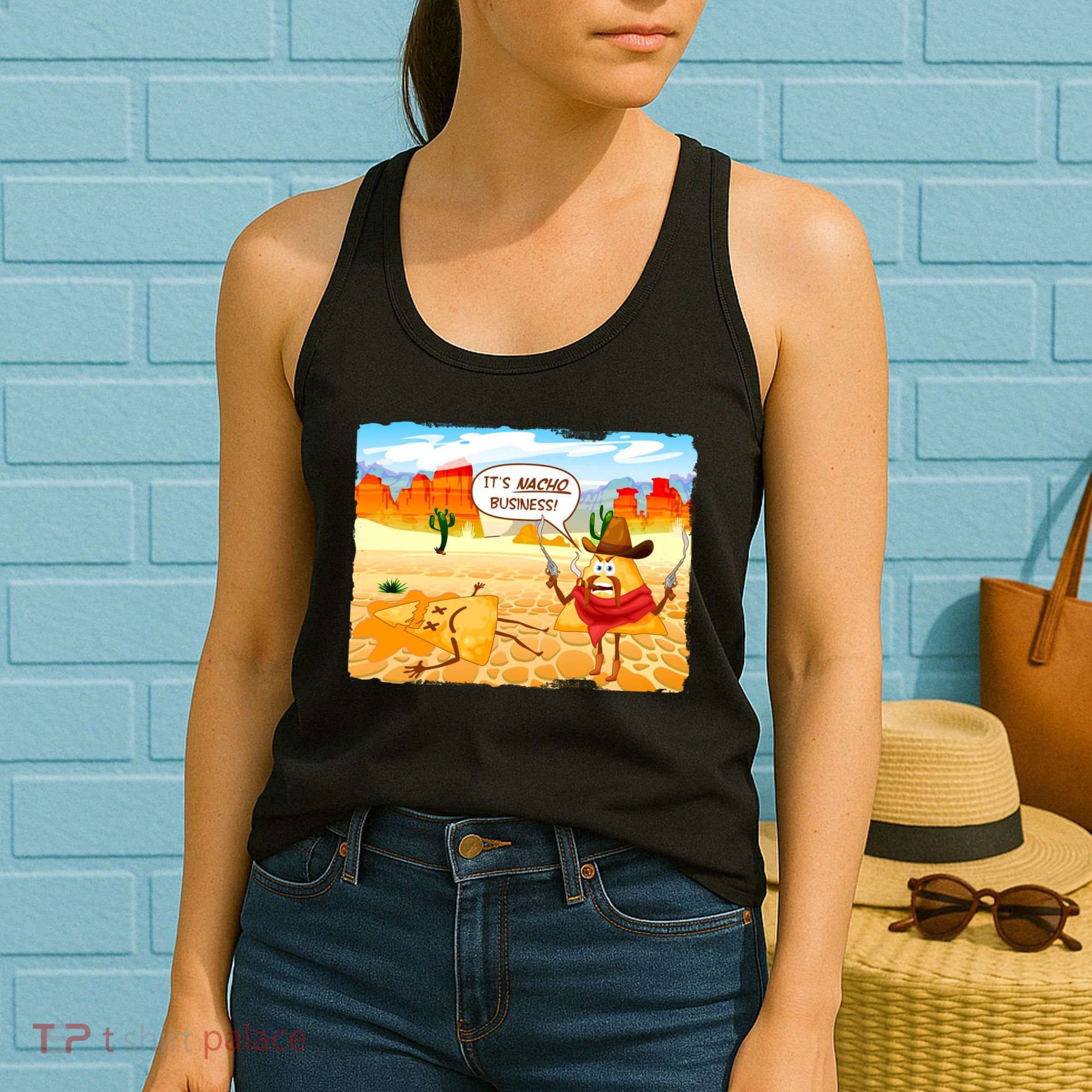 Funny It's Nacho Business Women's Tank Top