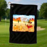 Funny It's Nacho Business Golf Towel thumb 1