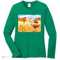 Funny It's Nacho Business Women's Long Sleeve Shirt thumb 0