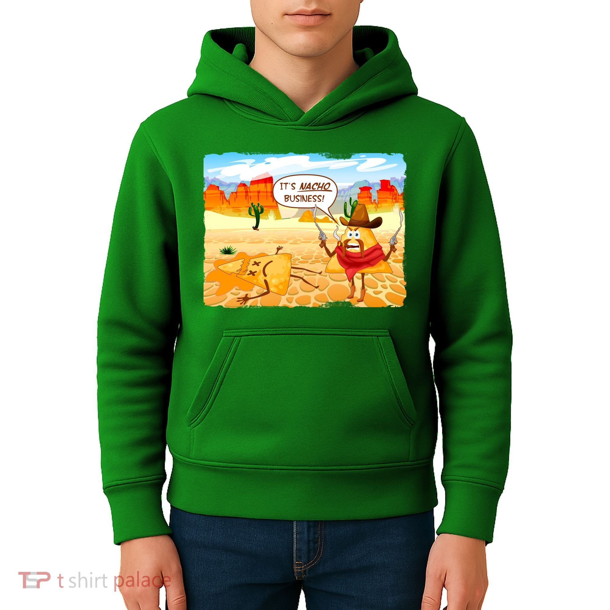 Funny It's Nacho Business Kids Hoodie