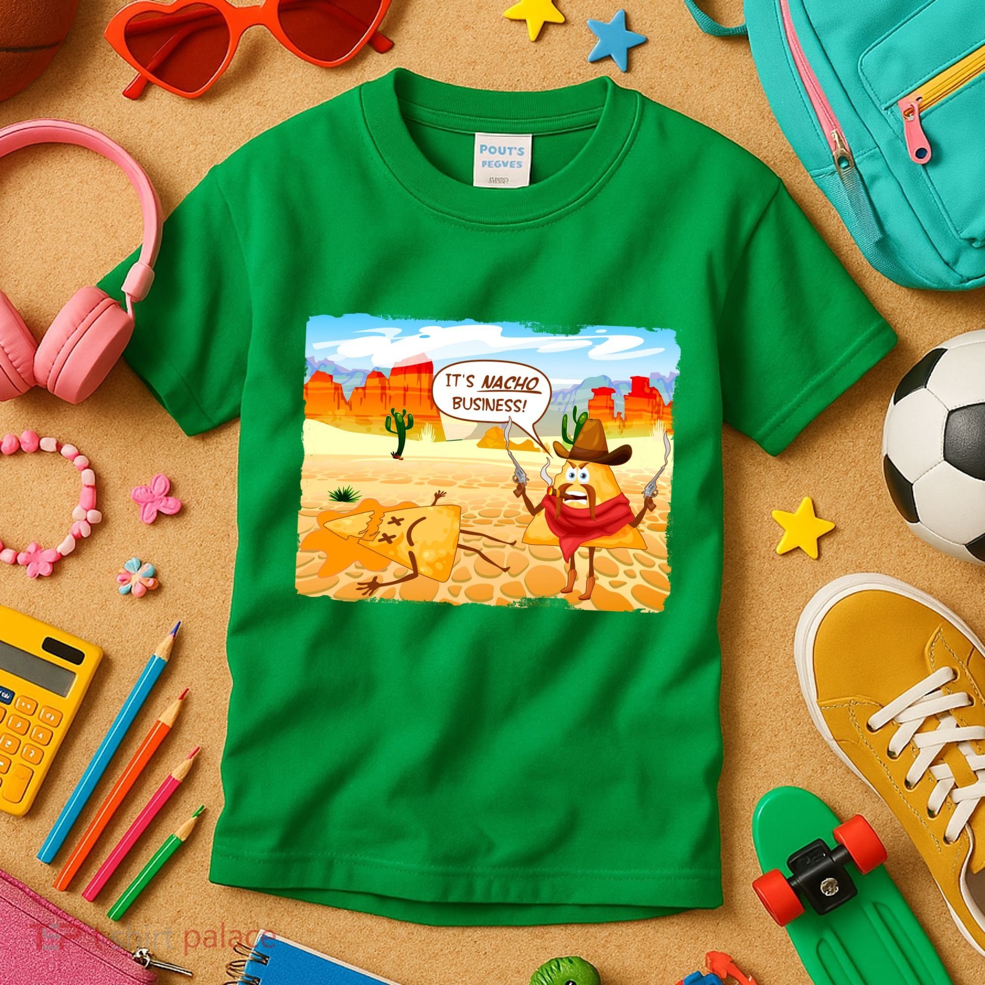 Funny It's Nacho Business Kids T-Shirt