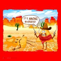 Funny It's Nacho Business Santa Hat thumb 1
