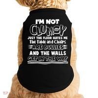Funny Im Not Clumsy Doggie Tank thumb 0
