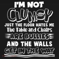 Funny Im Not Clumsy Doggie Tank thumb 4