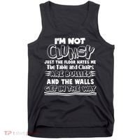 Funny Im Not Clumsy Tank Top thumb 0