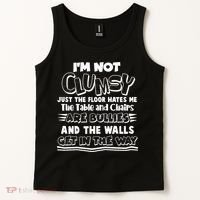 Funny Im Not Clumsy Tank Top thumb 2