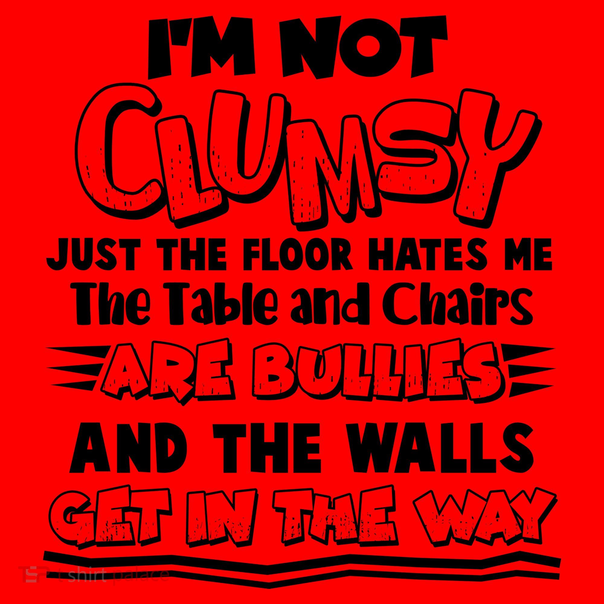 Funny Im Not Clumsy Santa Hat