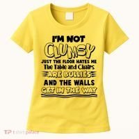 Funny Im Not Clumsy Women's T-Shirt thumb 0