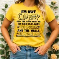 Funny Im Not Clumsy Women's T-Shirt thumb 2