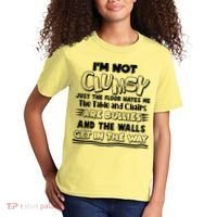 Funny Im Not Clumsy Kids T-Shirt thumb 2