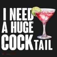 Funny I Need A Huge Cocktail Drink Humor Women's Hoodie thumb 2