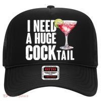 Funny I Need A Huge Cocktail Drink Humor Hat thumb 0