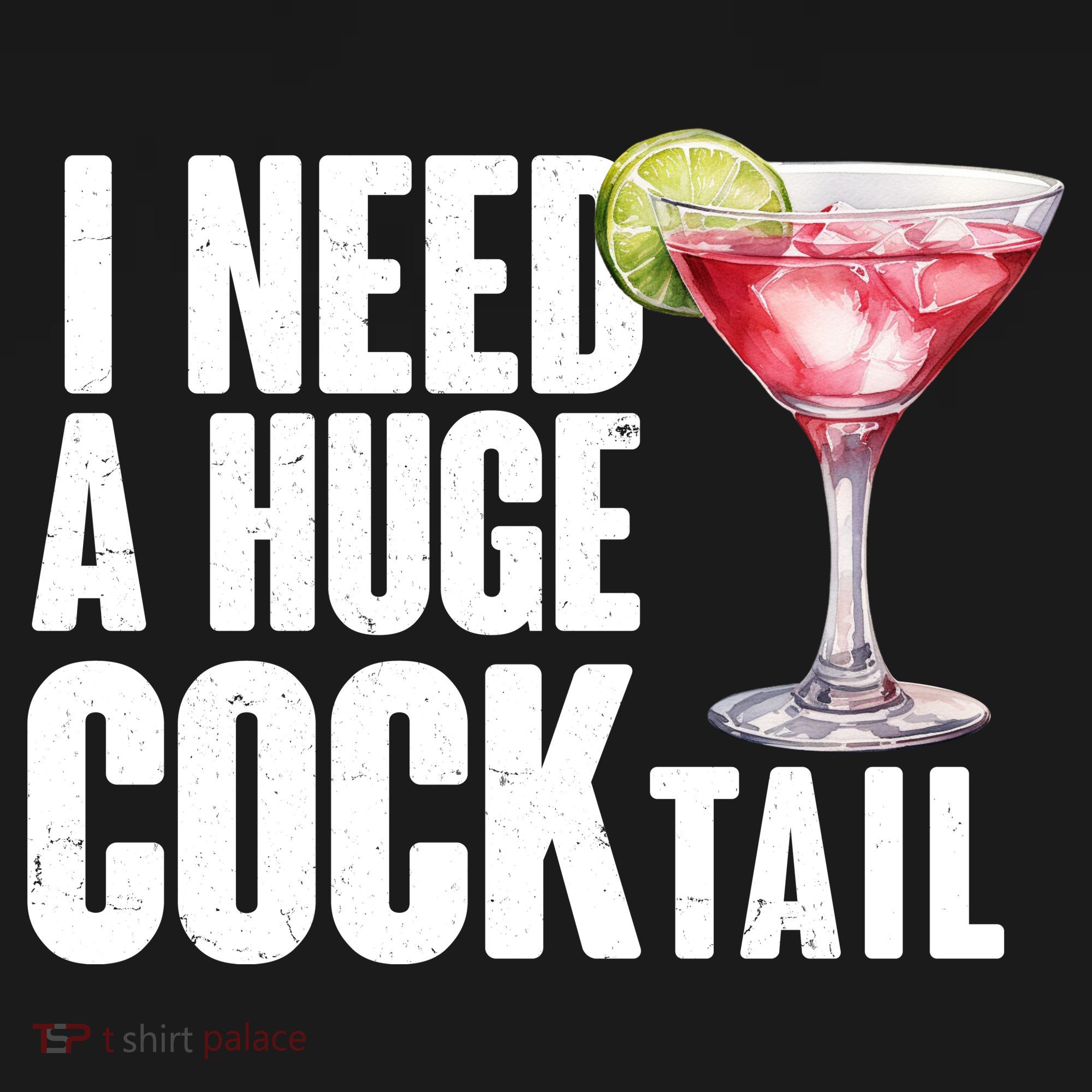 Funny I Need A Huge Cocktail Drink Humor Visor