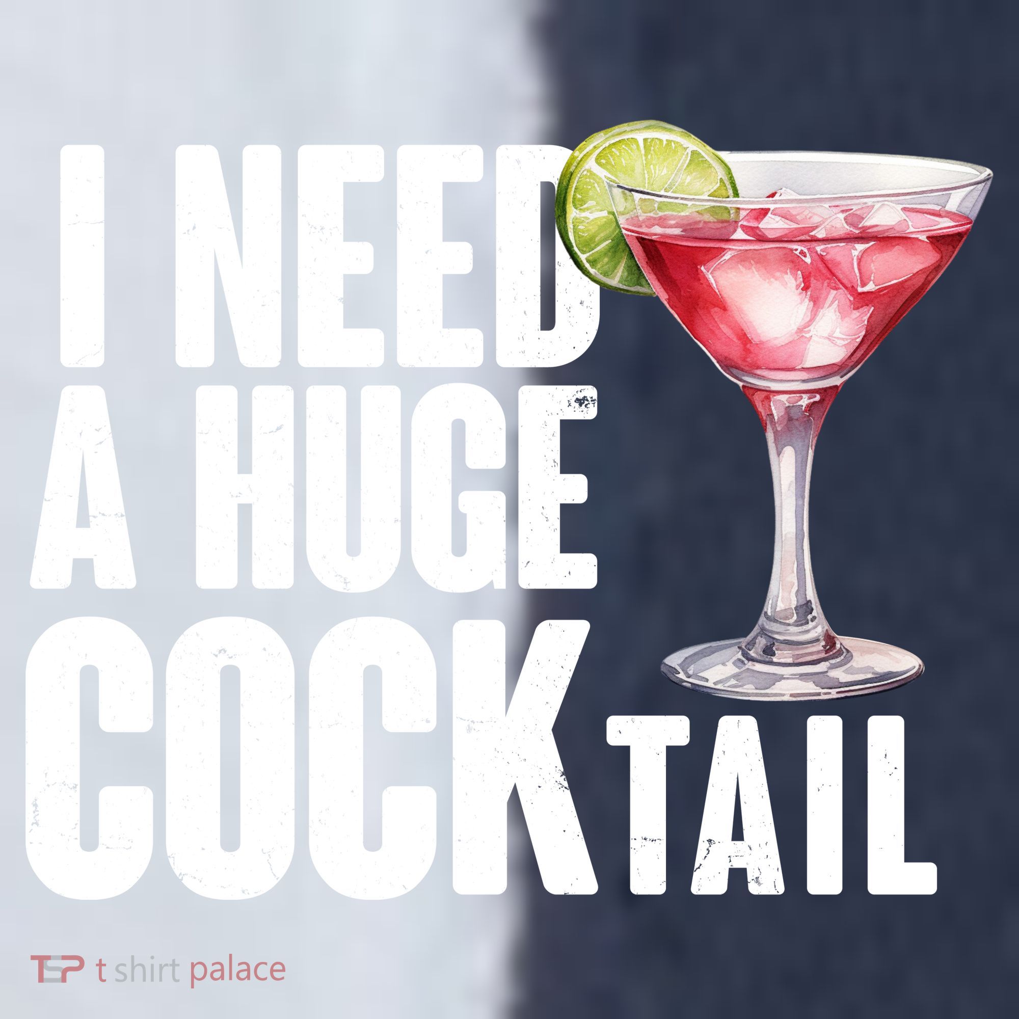 Funny I Need A Huge Cocktail Drink Humor Sport-Tek Competitor United Soccer Jersey