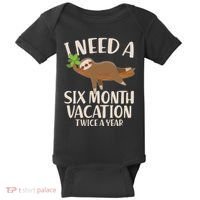 Funny I Need A Six Month Vacation Twice A Year Baby Bodysuit thumb 0