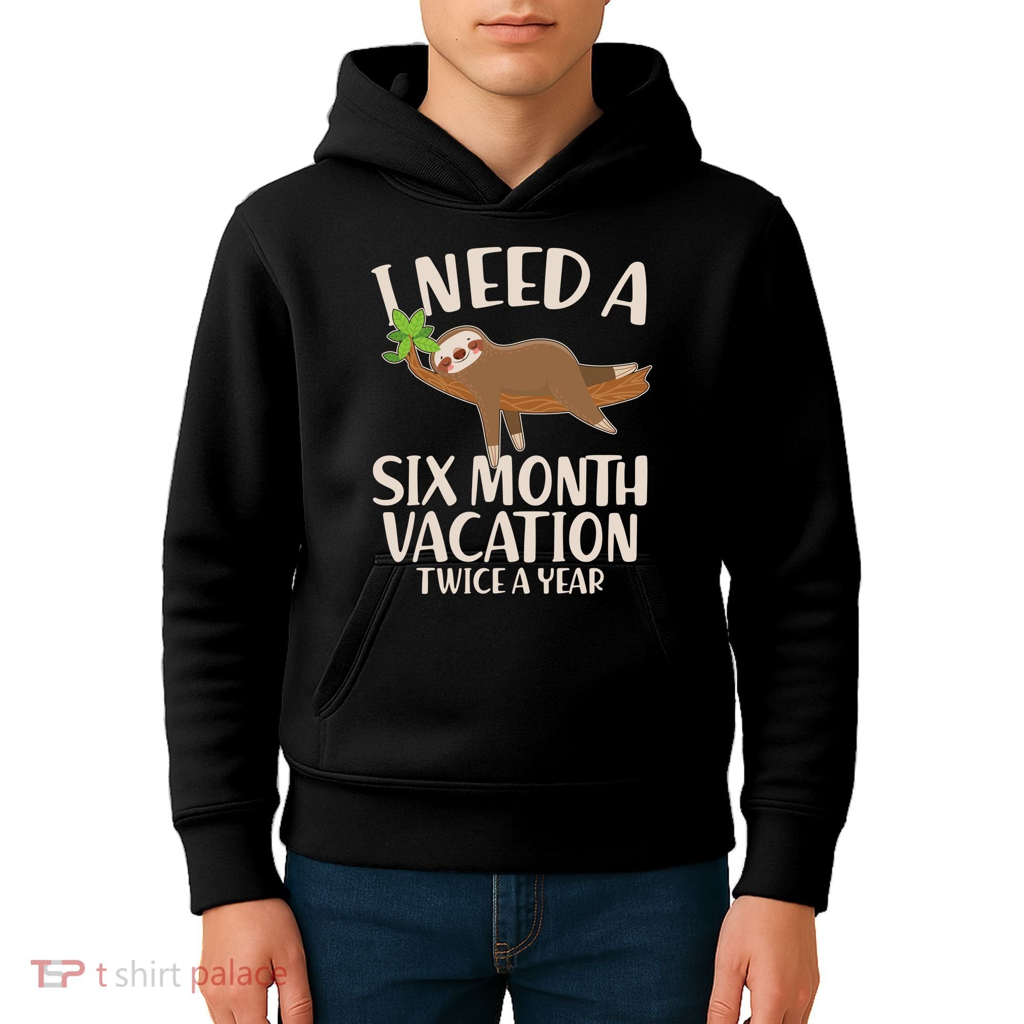 Funny I Need A Six Month Vacation Twice A Year Kids Hoodie