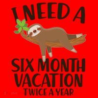Funny I Need A Six Month Vacation Twice A Year Santa Hat thumb 1