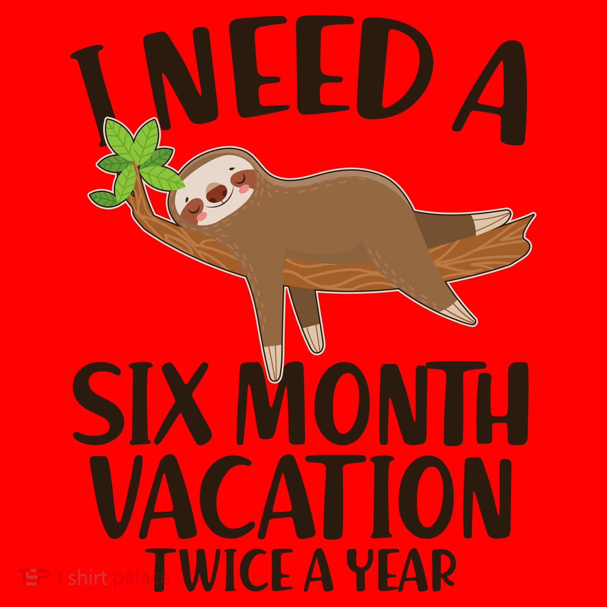 Funny I Need A Six Month Vacation Twice A Year Santa Hat