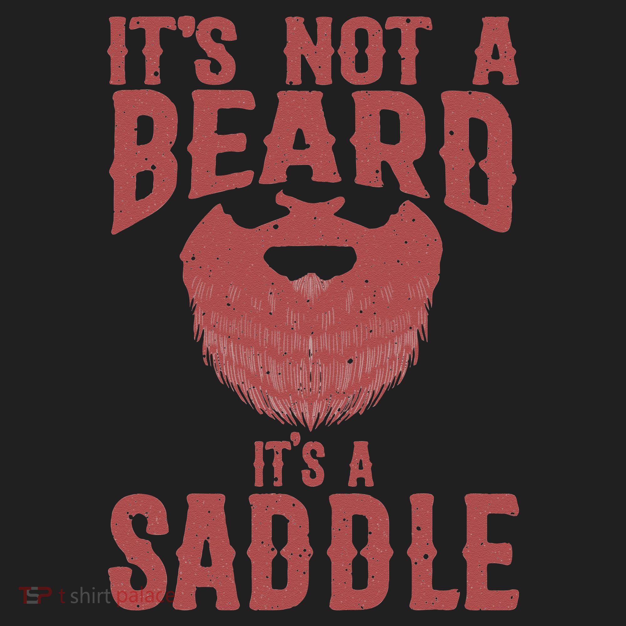 Funny Its Not A Beard Its A Saddle Gift Beard Lover Golf Towel