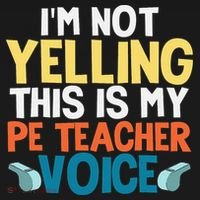 Funny I'm Not Yelling This Is My Pe Teacher Voice Gift Tote Bag thumb 4