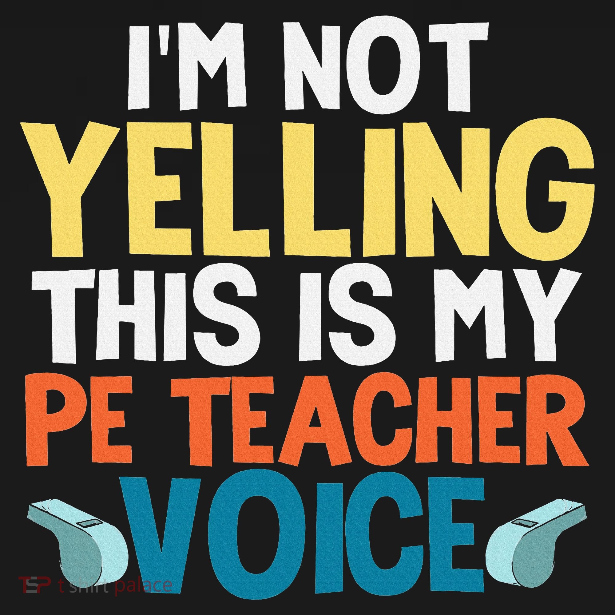 Funny I'm Not Yelling This Is My Pe Teacher Voice Gift Tote Bag