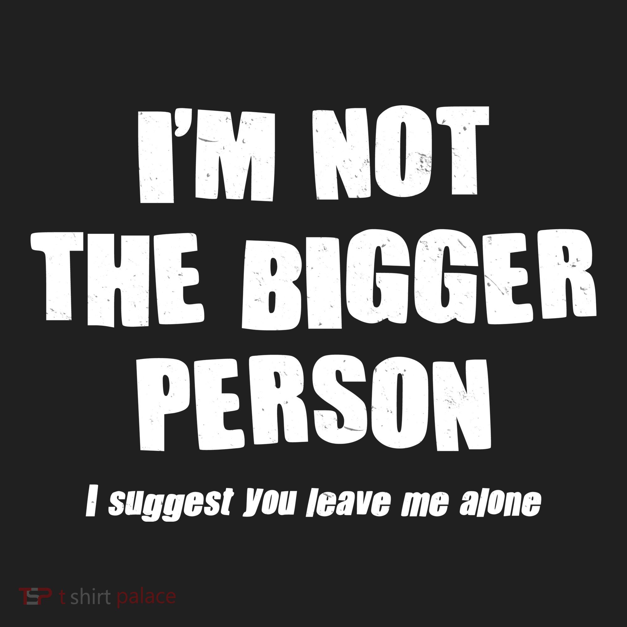 Funny Im Not The Bigger Person I Suggest You Leave Me Alone Beanie