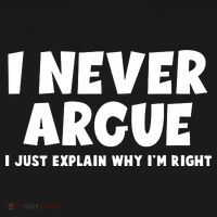 Funny I Never Argue I Just Explain Why Im Right Women's Tank Top thumb 5