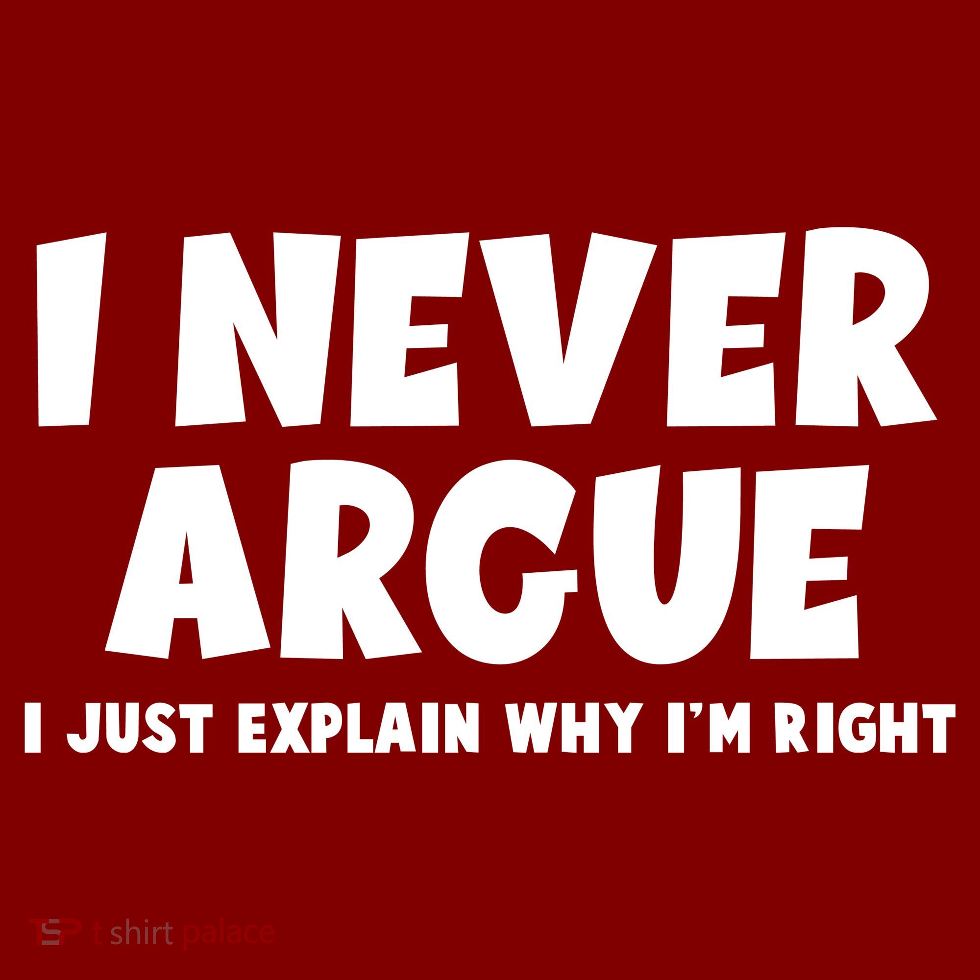 Funny I Never Argue I Just Explain Why Im Right Hoodie
