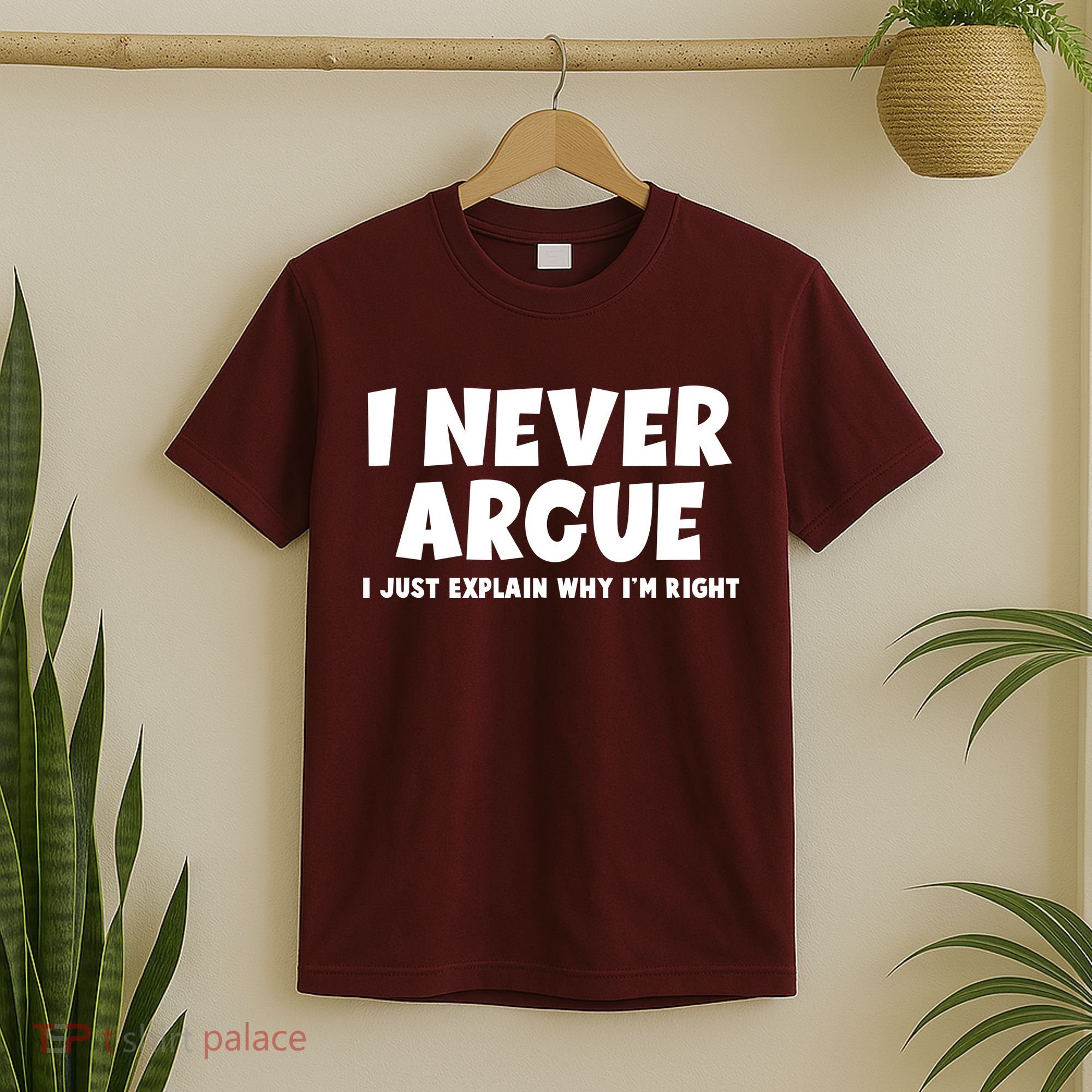 Funny I Never Argue I Just Explain Why Im Right T-Shirt