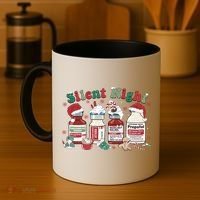Funny Icu Nurse Christmas Silent Night Gift Coffee Mug thumb 4