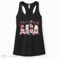 Funny Icu Nurse Christmas Silent Night Gift Women's Tank Top thumb 0