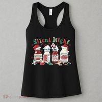 Funny Icu Nurse Christmas Silent Night Gift Women's Tank Top thumb 3