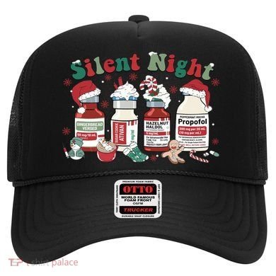 Funny Icu Nurse Christmas Silent Night Gift Hat