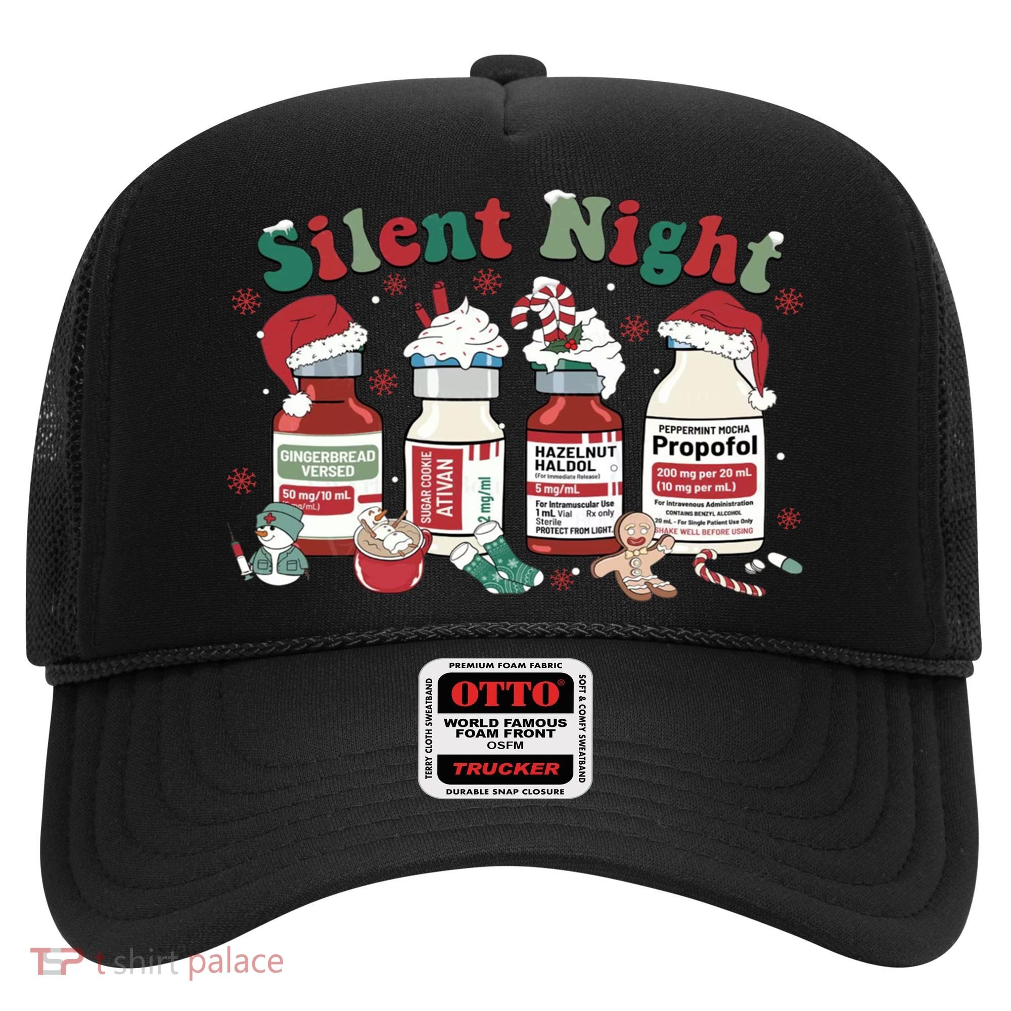 Funny Icu Nurse Christmas Silent Night Gift Hat