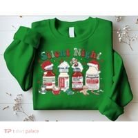 Funny Icu Nurse Christmas Silent Night Gift Sweatshirt thumb 2