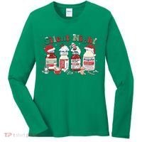 Funny Icu Nurse Christmas Silent Night Gift Women's Long Sleeve Shirt thumb 0