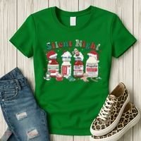 Funny Icu Nurse Christmas Silent Night Gift Women's T-Shirt thumb 3