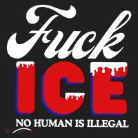 Fuck Ice No Human Is Illegal Women's Sweatshirt thumb 2