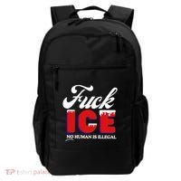 Fuck Ice No Human Is Illegal Backpack thumb 0