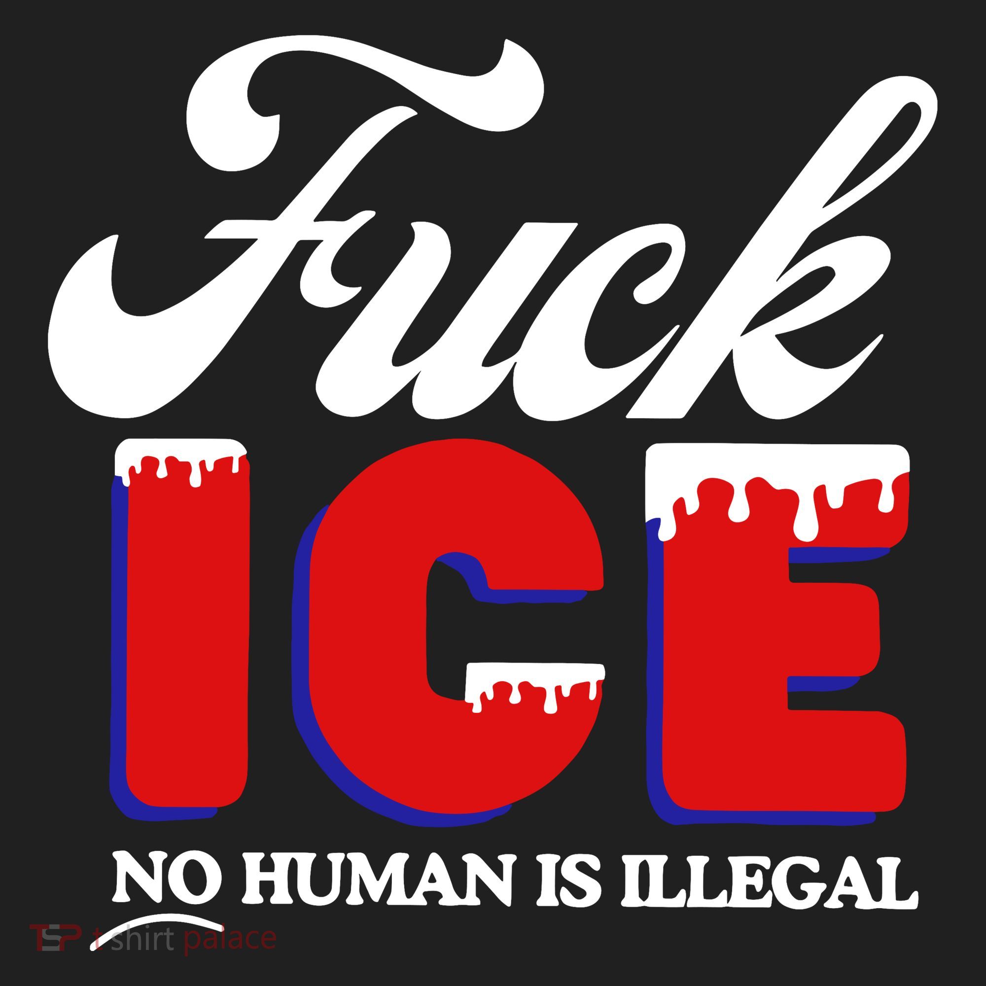 Fuck Ice No Human Is Illegal Beanie