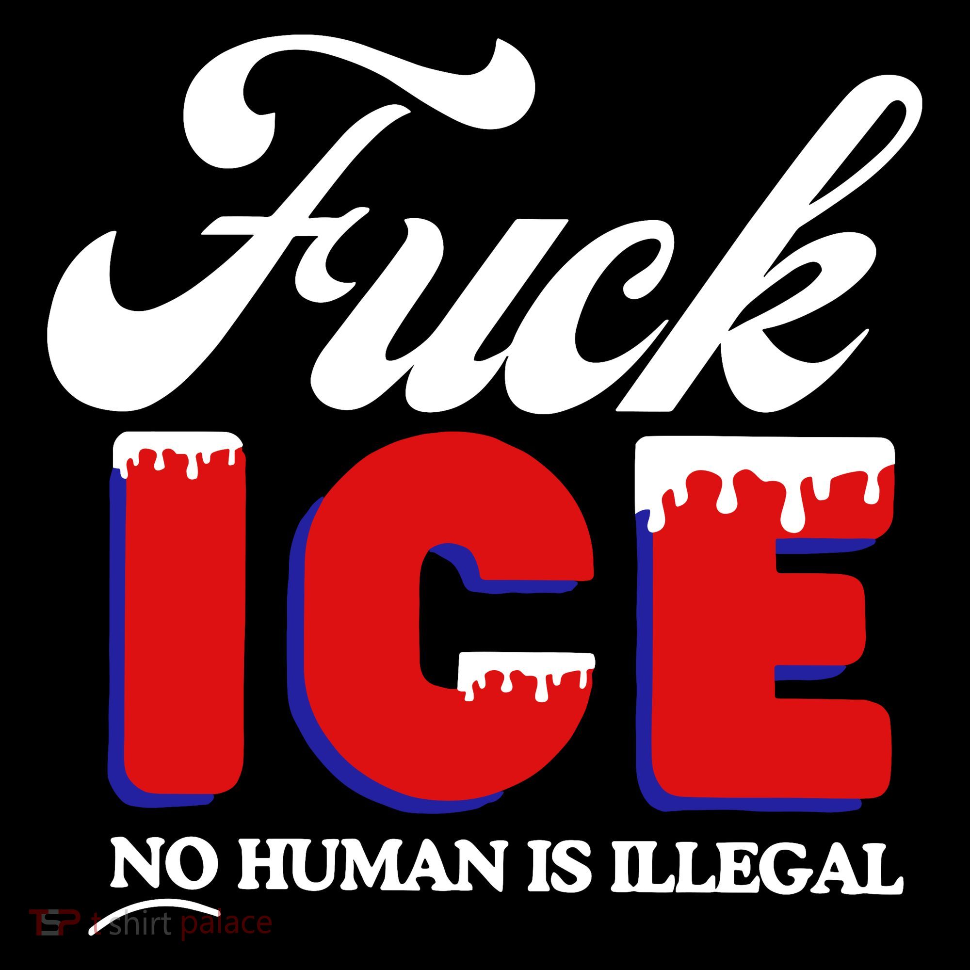 Fuck Ice No Human Is Illegal Kids Sweatshirt