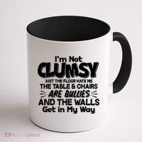 Funny I'm Not Clumsy Coffee Mug thumb 1