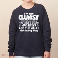 Funny I'm Not Clumsy Women's Sweatshirt thumb 0