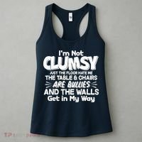 Funny I'm Not Clumsy Women's Tank Top thumb 3