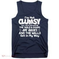 Funny I'm Not Clumsy Tank Top thumb 0