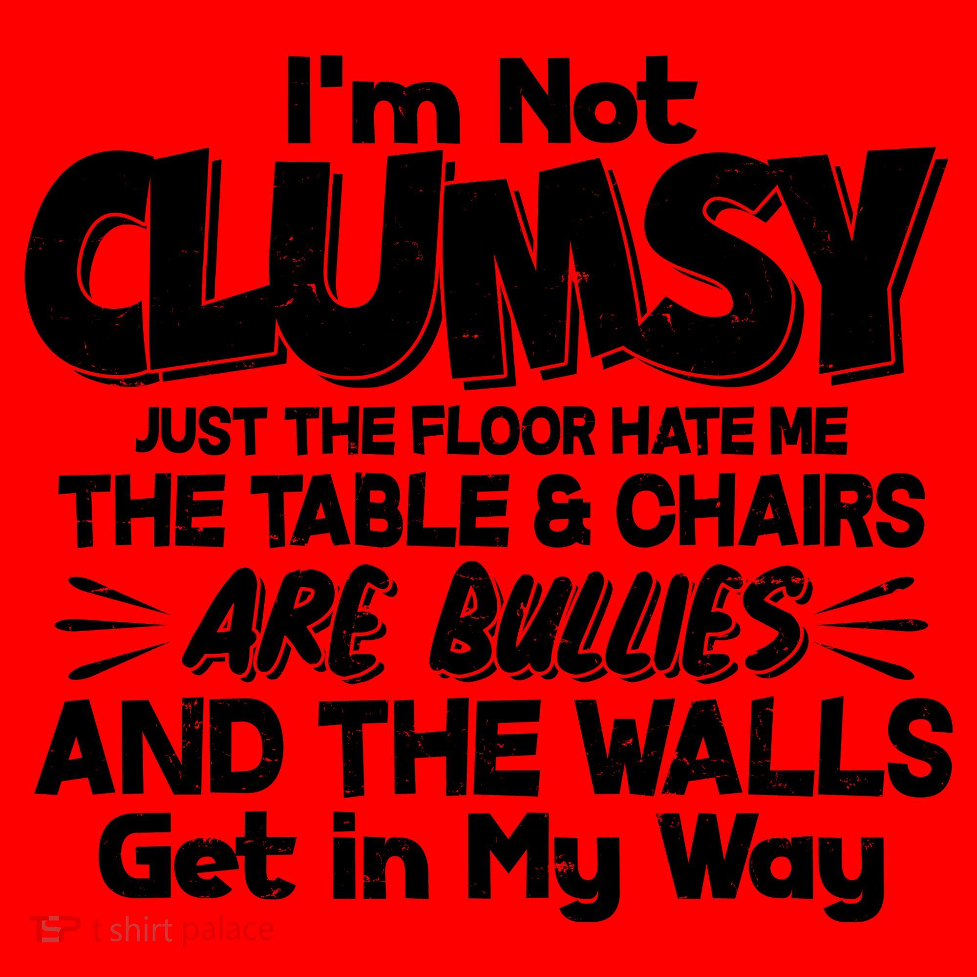 Funny I'm Not Clumsy Santa Hat